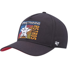 Adult Men's Houston Astros '47 2023 Spring Training Reflex Hitch Snapback Hat - Charcoal