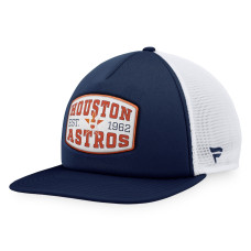 Adult Men's Houston Astros Fanatics Branded Foam Front Patch Trucker Snapback Hat - Navy