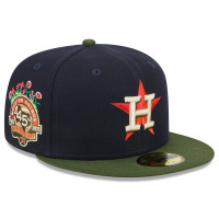 Adult Men's Houston Astros New Era Sprouted 59FIFTY Fitted Hat - Navy