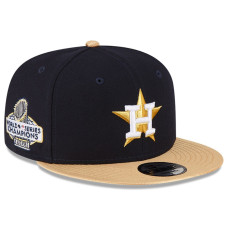 Adult Men's Houston Astros New Era 2023 Gold Collection 9FIFTY Snapback Hat - Navy