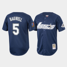 Men's Houston Astros Jeff Bagwell 1994 Cooperstown Collection Navy Authentic Jersey