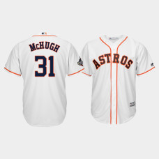 Men's Houston Astros #31 Collin McHugh 2019 World Series Bound Cool Base White Jersey