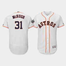 Men's Houston Astros #31 Collin McHugh White 2019 World Series Bound Authentic Flex Base Jersey