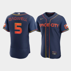 Houston Astros Jeff Bagwell Men's Navy Authentic 2022 City Connect Jersey