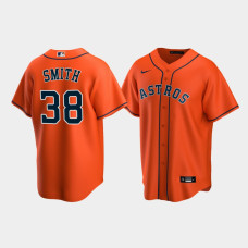 Men's Houston Astros #38 Joe Smith Orange Replica Nike Alternate Jersey