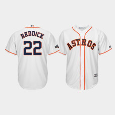 Houston Astros Men's #22 Josh Reddick 2019 Postseason White Official Cool Base Jersey