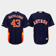 Houston Astros Men's #43 Lance McCullers 2019 Postseason Navy Official Cool Base Jersey