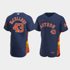 Men's Houston Astros #43 Lance McCullers Navy Authentic 2020 Alternate Jersey