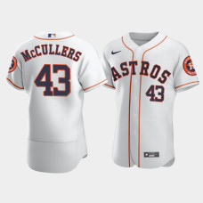 Men's Houston Astros #43 Lance McCullers White Authentic Nike Jersey