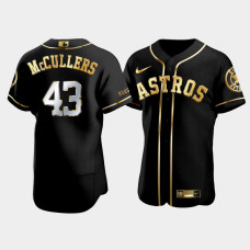 Men's Houston Astros Lance McCullers #43 Black Golden Edition Authentic Jersey