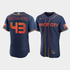 Houston Astros Lance McCullers Jr. Men's Navy Authentic 2022 City Connect Jersey