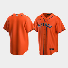 Men's Houston Astros Orange Replica Nike Alternate Jersey