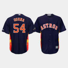 Houston Astros Men's #54 Roberto Osuna 2019 Postseason Navy Official Cool Base Jersey