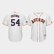 Houston Astros Men's #54 Roberto Osuna 2019 Postseason White Official Cool Base Jersey