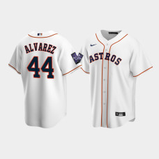 Men's Houston Astros Yordan Alvarez White 2021 All-Star Game Replica Home Jersey
