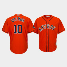 Men's Houston Astros #10 Yuli Gurriel 2019 World Series Bound Cool Base Orange Jersey